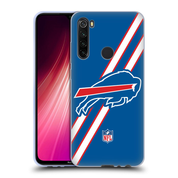 NFL Buffalo Bills Logo Stripes Soft Gel Case for Xiaomi Redmi Note 8T
