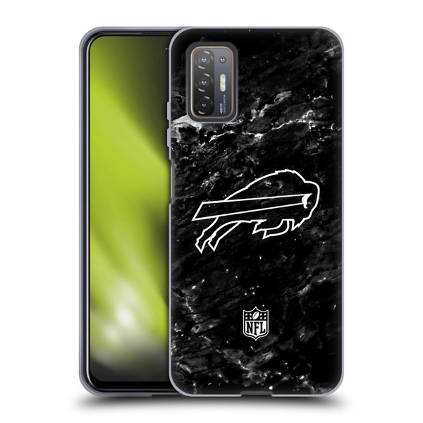 NFL Buffalo Bills Artwork Marble Soft Gel Case for HTC Desire 21 Pro 5G