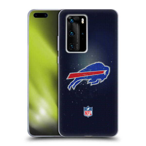 NFL Buffalo Bills Artwork LED Soft Gel Case for Huawei P40 Pro / P40 Pro Plus 5G