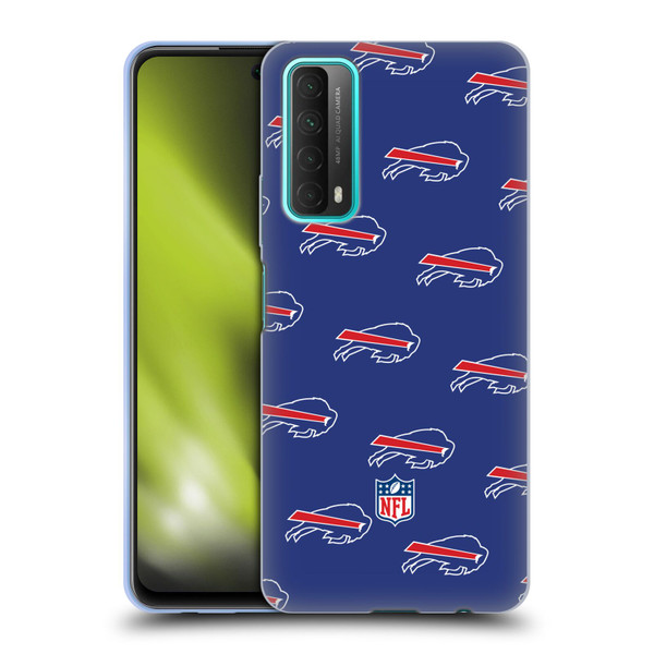 NFL Buffalo Bills Artwork Patterns Soft Gel Case for Huawei P Smart (2021)