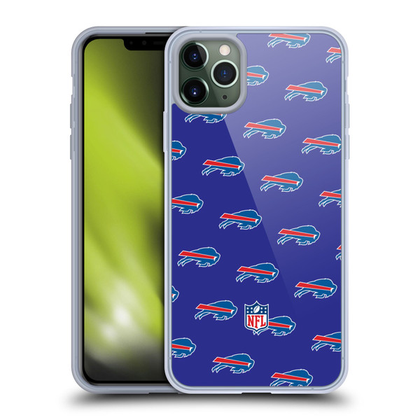 NFL Buffalo Bills Artwork Patterns Soft Gel Case for Apple iPhone 11 Pro Max