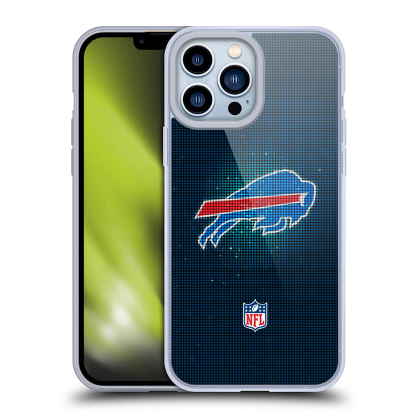 NFL Buffalo Bills Artwork LED Soft Gel Case for Apple iPhone 13 Pro Max