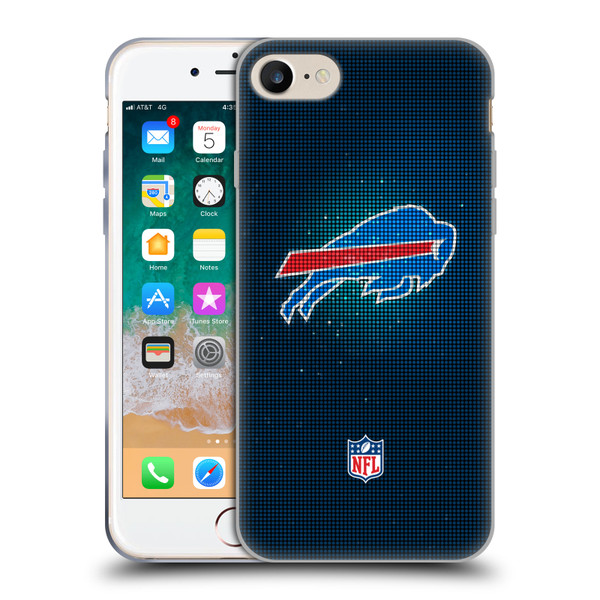 NFL Buffalo Bills Artwork LED Soft Gel Case for Apple iPhone 7 / 8 / SE 2020 & 2022