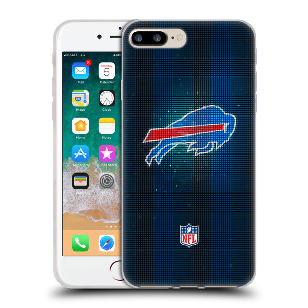 NFL Buffalo Bills Artwork LED Soft Gel Case for Apple iPhone 7 Plus / iPhone 8 Plus