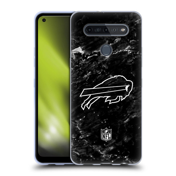 NFL Buffalo Bills Artwork Marble Soft Gel Case for LG K51S