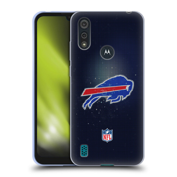 NFL Buffalo Bills Artwork LED Soft Gel Case for Motorola Moto E6s (2020)