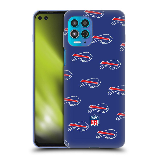 NFL Buffalo Bills Artwork Patterns Soft Gel Case for Motorola Moto G100