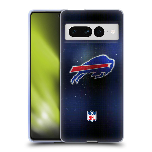 NFL Buffalo Bills Artwork LED Soft Gel Case for Google Pixel 7 Pro