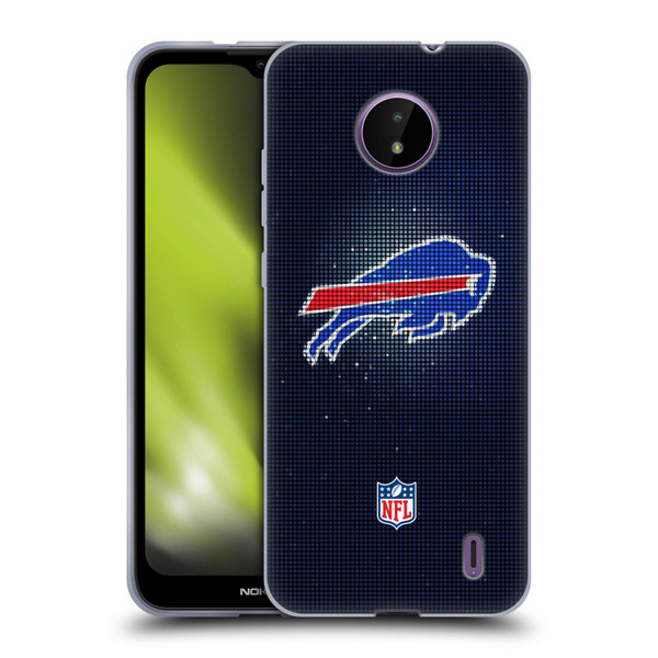 NFL Buffalo Bills Artwork LED Soft Gel Case for Nokia C10 / C20