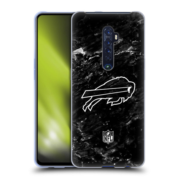 NFL Buffalo Bills Artwork Marble Soft Gel Case for OPPO Reno 2