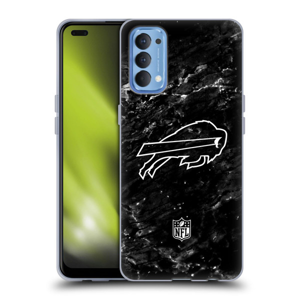 NFL Buffalo Bills Artwork Marble Soft Gel Case for OPPO Reno 4 5G