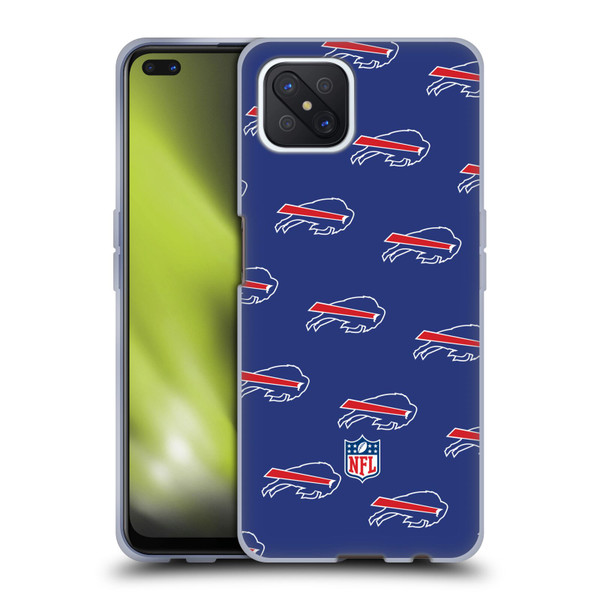 NFL Buffalo Bills Artwork Patterns Soft Gel Case for OPPO Reno4 Z 5G