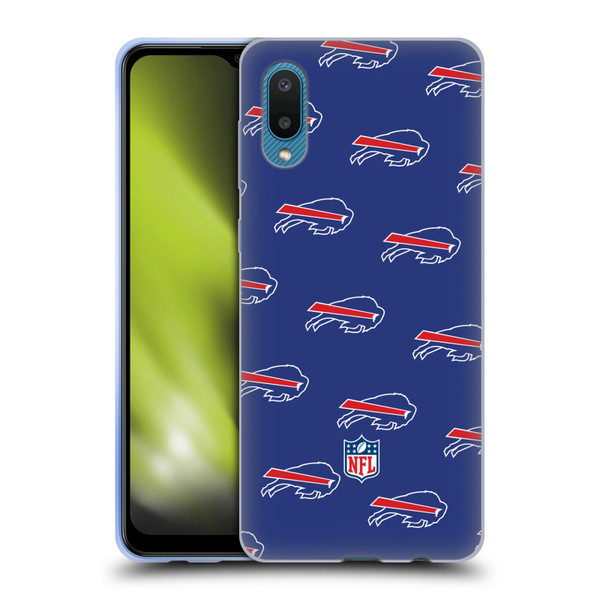 NFL Buffalo Bills Artwork Patterns Soft Gel Case for Samsung Galaxy A02/M02 (2021)