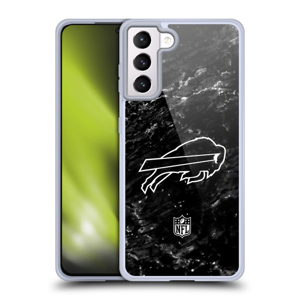 NFL Buffalo Bills Artwork Marble Soft Gel Case for Samsung Galaxy S21+ 5G