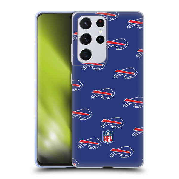 NFL Buffalo Bills Artwork Patterns Soft Gel Case for Samsung Galaxy S21 Ultra 5G