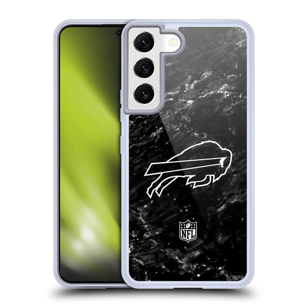 NFL Buffalo Bills Artwork Marble Soft Gel Case for Samsung Galaxy S22 5G