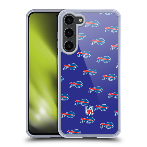 NFL Buffalo Bills Artwork Patterns Soft Gel Case for Samsung Galaxy S23+ 5G