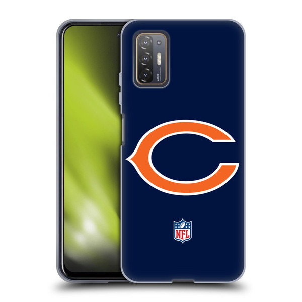 NFL Chicago Bears Logo Plain Soft Gel Case for HTC Desire 21 Pro 5G