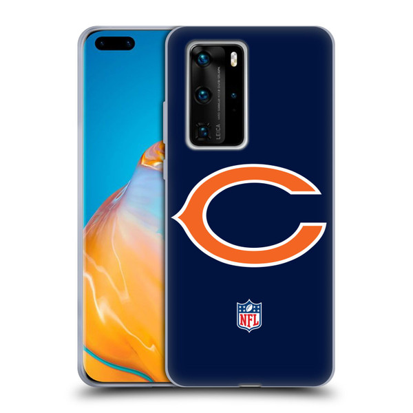 NFL Chicago Bears Logo Plain Soft Gel Case for Huawei P40 Pro / P40 Pro Plus 5G