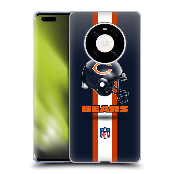 NFL Chicago Bears Logo Helmet Soft Gel Case for Huawei Mate 40 Pro 5G