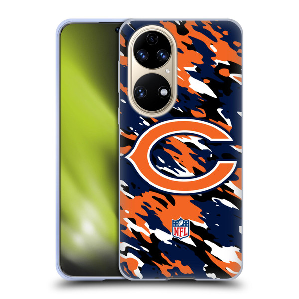 NFL Chicago Bears Logo Camou Soft Gel Case for Huawei P50