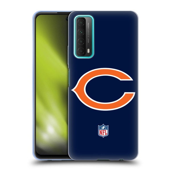 NFL Chicago Bears Logo Plain Soft Gel Case for Huawei P Smart (2021)