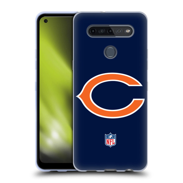 NFL Chicago Bears Logo Plain Soft Gel Case for LG K51S