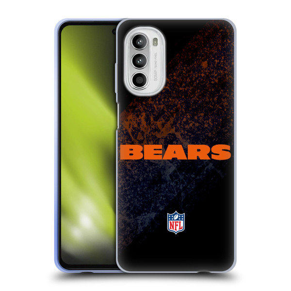 NFL Chicago Bears Logo Blur Soft Gel Case for Motorola Moto G52