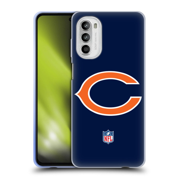 NFL Chicago Bears Logo Plain Soft Gel Case for Motorola Moto G52