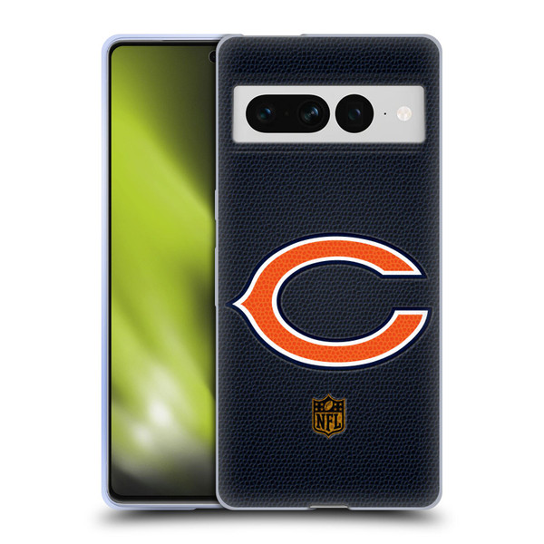 NFL Chicago Bears Logo Football Soft Gel Case for Google Pixel 7 Pro