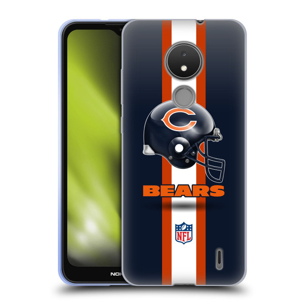 NFL Chicago Bears Logo Helmet Soft Gel Case for Nokia C21