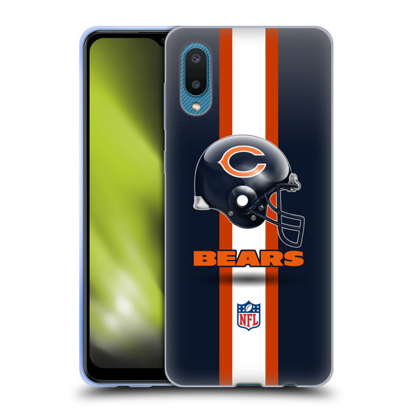 NFL Chicago Bears Logo Helmet Soft Gel Case for Samsung Galaxy A02/M02 (2021)