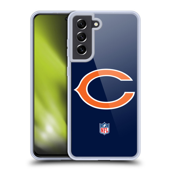 NFL Chicago Bears Logo Plain Soft Gel Case for Samsung Galaxy S21 FE 5G