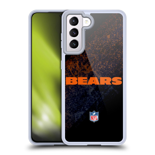 NFL Chicago Bears Logo Blur Soft Gel Case for Samsung Galaxy S21 5G