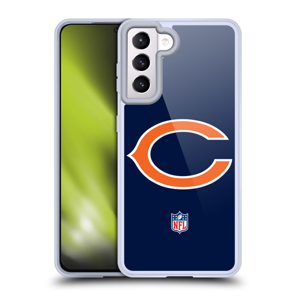 NFL Chicago Bears Logo Plain Soft Gel Case for Samsung Galaxy S21 5G