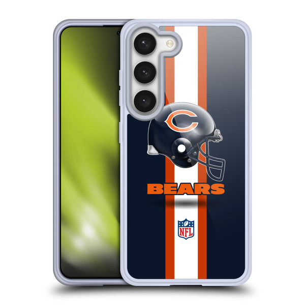 NFL Chicago Bears Logo Helmet Soft Gel Case for Samsung Galaxy S23 5G