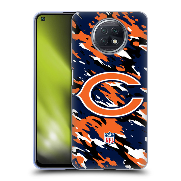 NFL Chicago Bears Logo Camou Soft Gel Case for Xiaomi Redmi Note 9T 5G