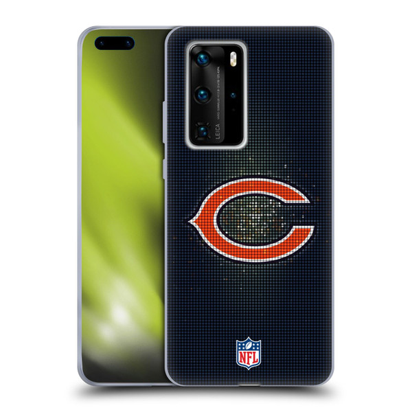 NFL Chicago Bears Artwork LED Soft Gel Case for Huawei P40 Pro / P40 Pro Plus 5G