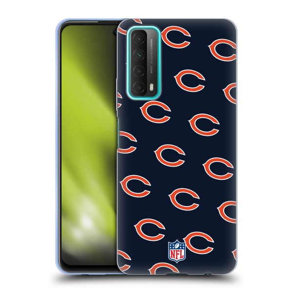NFL Chicago Bears Artwork Patterns Soft Gel Case for Huawei P Smart (2021)