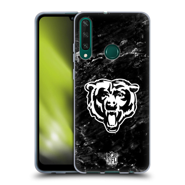NFL Chicago Bears Artwork Marble Soft Gel Case for Huawei Y6p