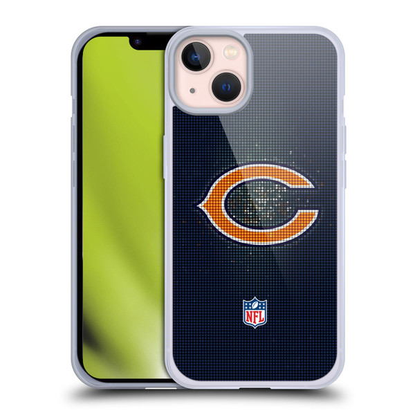 NFL Chicago Bears Artwork LED Soft Gel Case for Apple iPhone 13