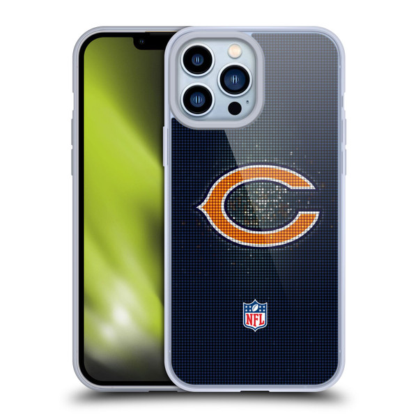 NFL Chicago Bears Artwork LED Soft Gel Case for Apple iPhone 13 Pro Max