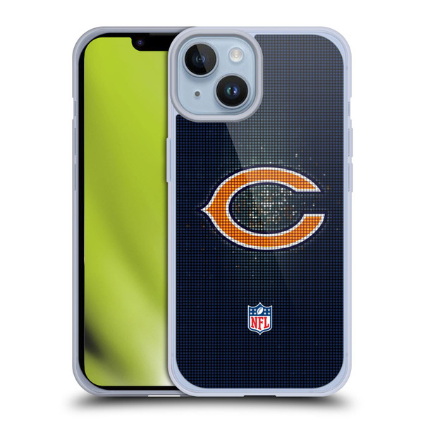 NFL Chicago Bears Artwork LED Soft Gel Case for Apple iPhone 14