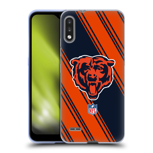 NFL Chicago Bears Artwork Stripes Soft Gel Case for LG K22