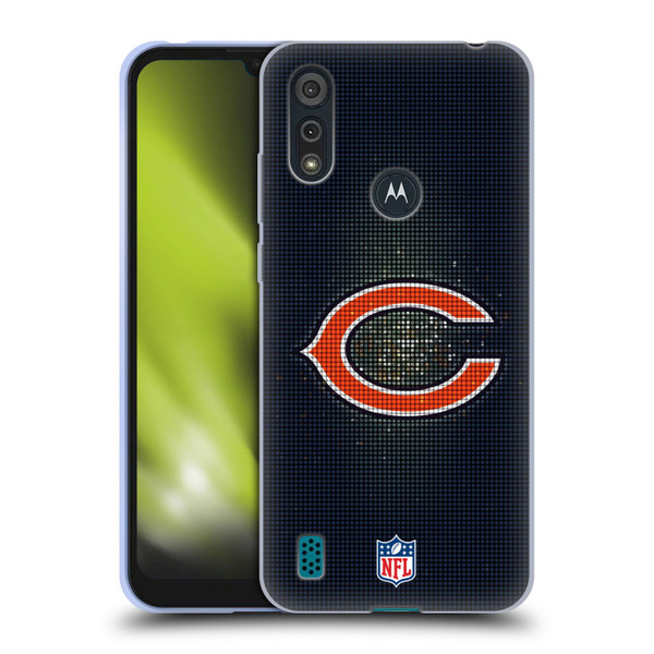NFL Chicago Bears Artwork LED Soft Gel Case for Motorola Moto E6s (2020)