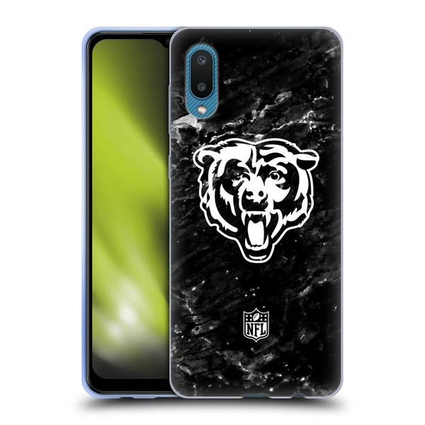 NFL Chicago Bears Artwork Marble Soft Gel Case for Samsung Galaxy A02/M02 (2021)