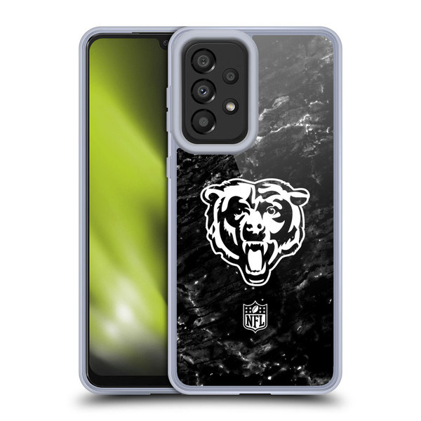 NFL Chicago Bears Artwork Marble Soft Gel Case for Samsung Galaxy A33 5G (2022)