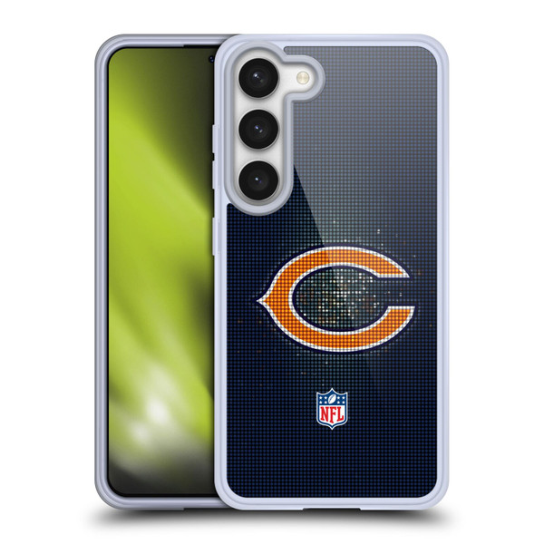 NFL Chicago Bears Artwork LED Soft Gel Case for Samsung Galaxy S23 5G