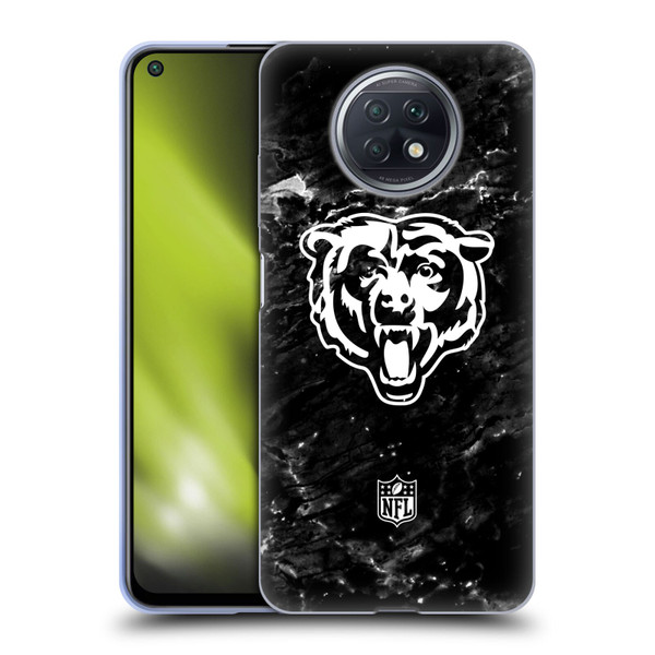NFL Chicago Bears Artwork Marble Soft Gel Case for Xiaomi Redmi Note 9T 5G
