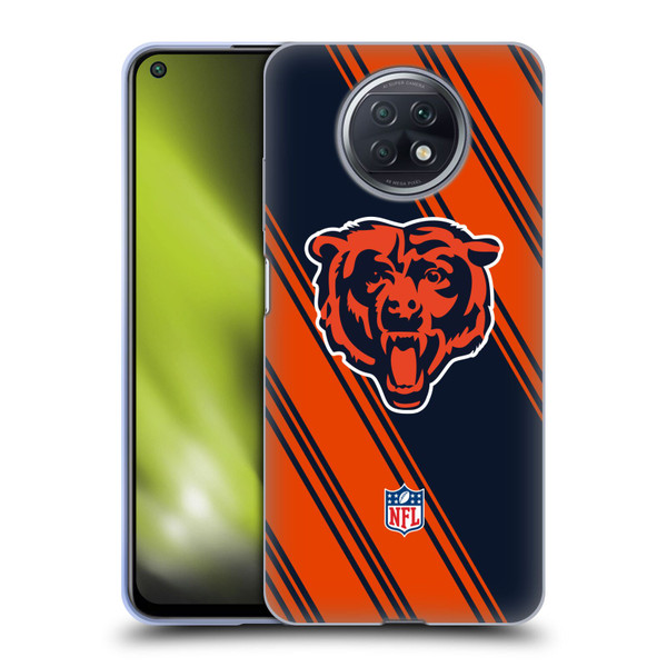 NFL Chicago Bears Artwork Stripes Soft Gel Case for Xiaomi Redmi Note 9T 5G